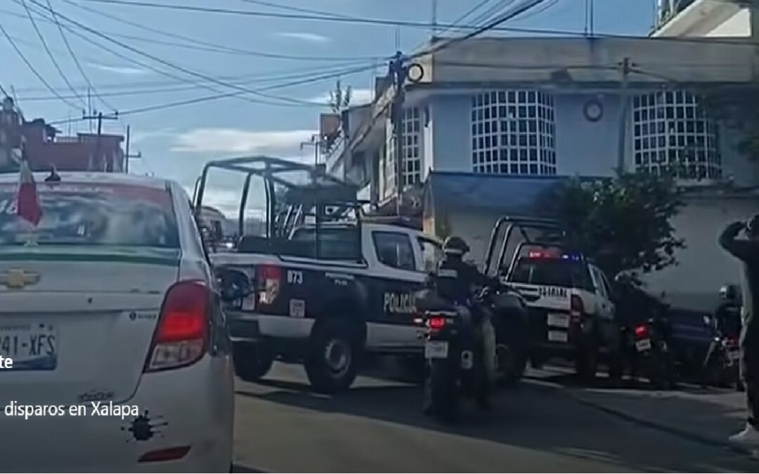 Disparos en Xalapa