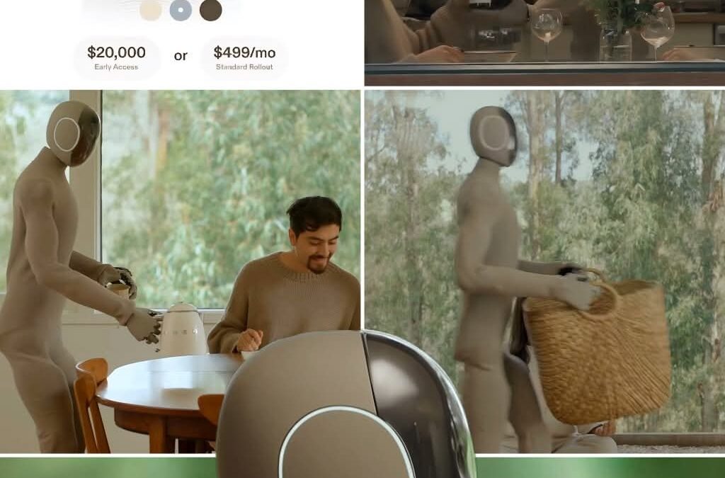 ¡El futuro ya llegó! NEO HOME, el robot humanoide que promete revolucionar tu casa