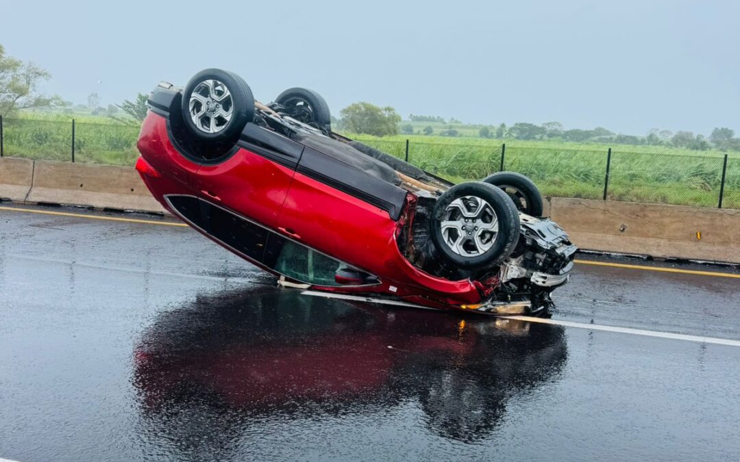 ¡¡Volcadura en la carretera Xalapa–Veracruz, cerca de Cardel!!